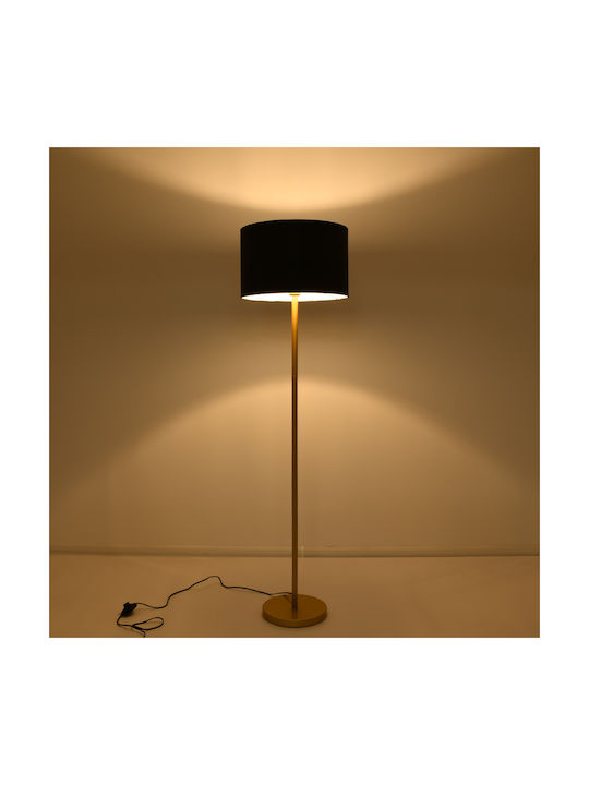 GloboStar Ashley Floor Lamp H148xW40cm. with Socket for Bulb E27 Gold