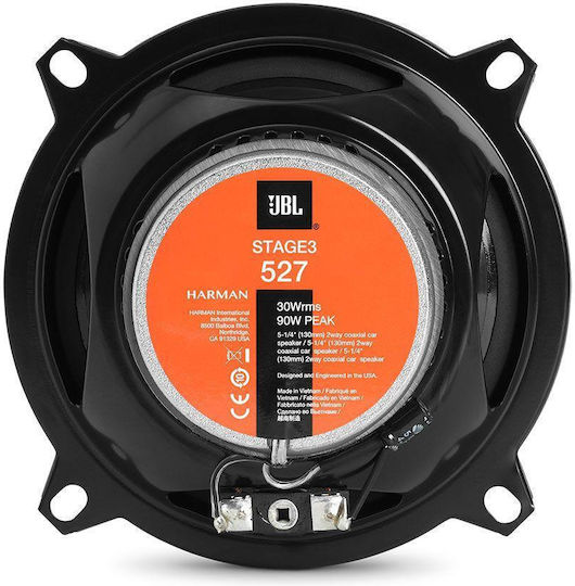 JBL Stage3_527 Ηχείο Αυτοκινήτου 5" με 40W RMS (2 Δρόμων)