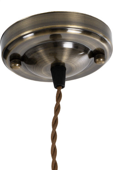 GloboStar Bronze Ceiling Light with E27 Socket 5x10x108.7cm