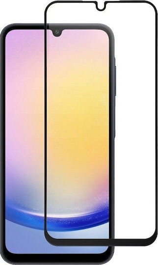 Samsung 5D Full Glue Full Face Tempered Glass Μαύρο (Samsung A25 5G)