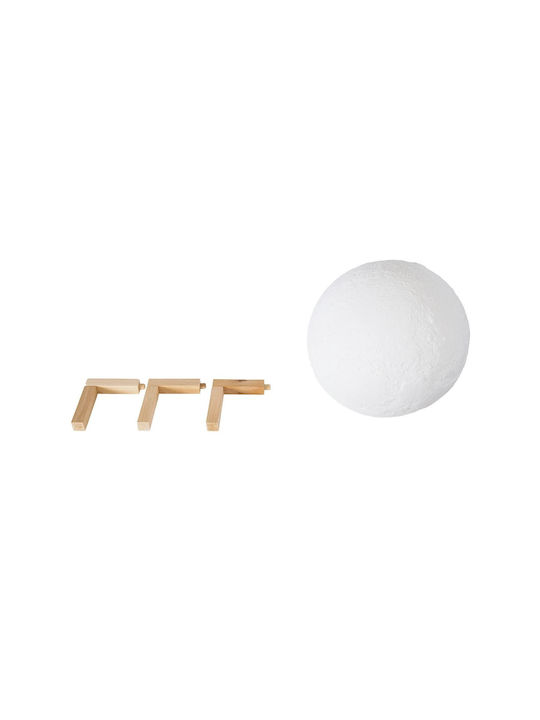 GloboStar Διακοσμητικό Φωτιστικό LED RGBW Moon Light 20x20x23εκ.