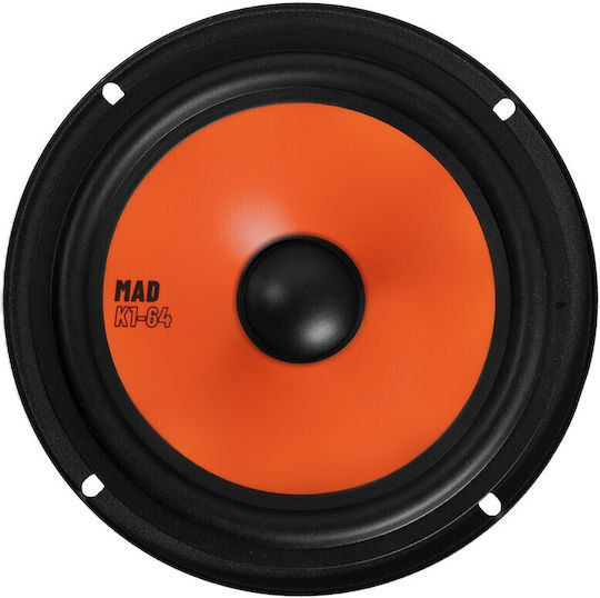Gas Audio Power Set Auto-Lautsprecher Mad K1-64 Autolautsprecher mit 80W RMS (Mittelklasse)