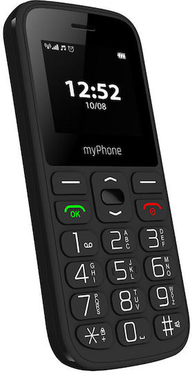 MyPhone Halo A Single SIM Мобилен Телефон с Големи Бутон Черен