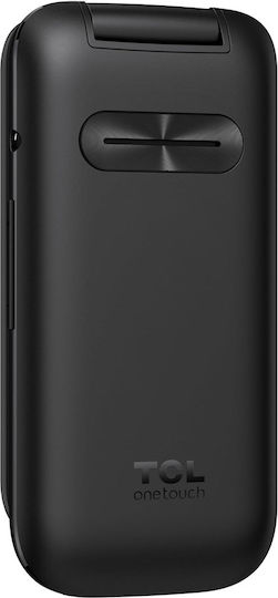 TCL 5023 Dual SIM Κινητό με Μεγάλα Κουμπιά (Αγγλικό Μενού) Μαύρο