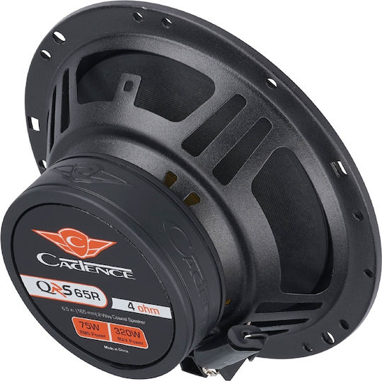 Cadence QRS65R Σετ Ηχεία Αυτοκινήτου Ομοαξονικά 6" με 80W RMS (2 Δρόμων)