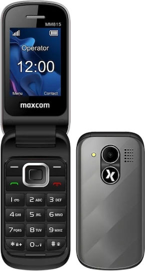 MaxCom MM815 Dual SIM Mobile with Large Buttons Gray