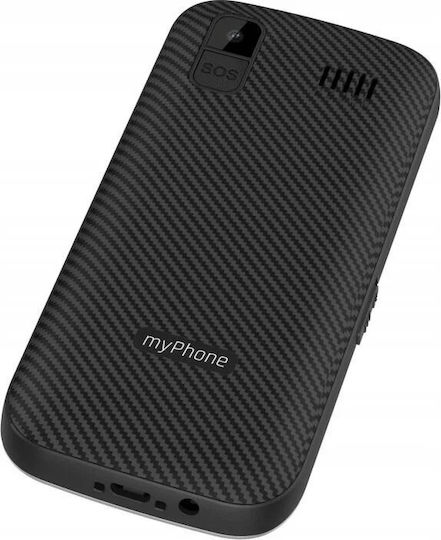 MyPhone Halo C Dual SIM Κινητό με Μεγάλα Κουμπιά Μαύρο