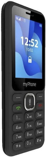 MyPhone 6320 Dual SIM Κινητό με Μεγάλα Κουμπιά (Αγγλικό Μενού) Μαύρο