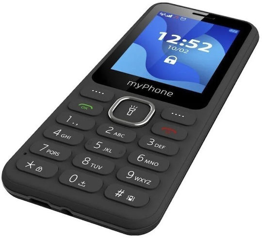 MyPhone 6320 Dual SIM Κινητό με Μεγάλα Κουμπιά (Αγγλικό Μενού) Μαύρο