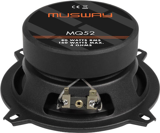 Musway Set Auto-Lautsprecher MQ52 5.25" mit 80W RMS (2 Weg)