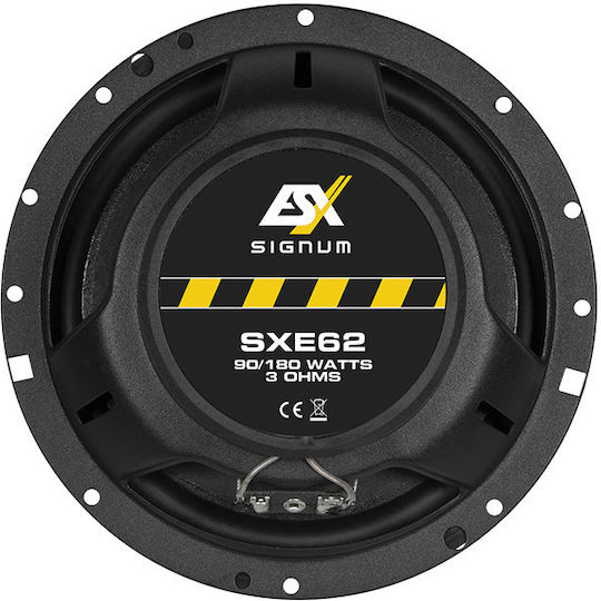 Esx SXE 62 Σετ Ηχεία Αυτοκινήτου Ομοαξονικά 6.5" με 90W RMS (2 Δρόμων)