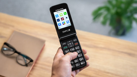 Kruger & Matz Simple 931 4G Dual SIM Mobile with Large Buttons Black