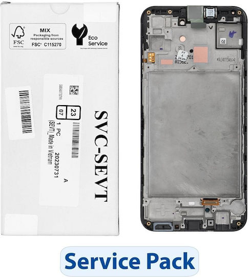 Samsung Screen with Touch Mechanism for SM-A155 Galaxy A15 4G, SM-A156 Galaxy A15 5G (Black)