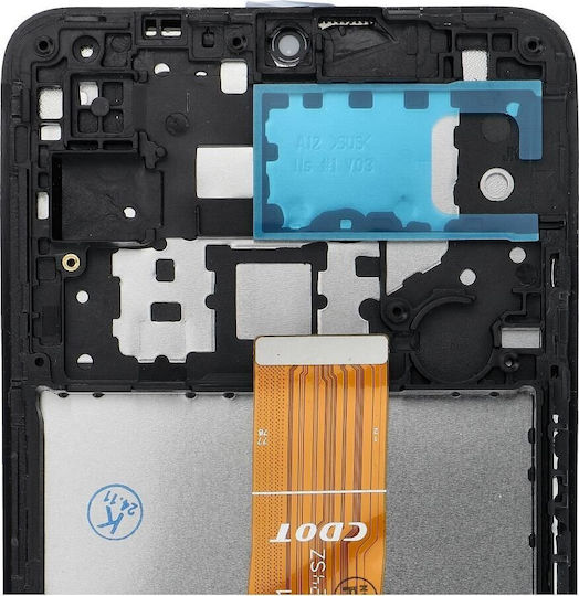 Screen Ncc Lcd Display with Touch Mechanism and Frame for SAMSUNG A12 A125F/U/W/M (Black)