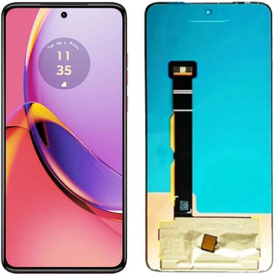 Motorola Οθόνη με Μηχανισμό Αφής για Motorola G84 5G (Μαύρο)