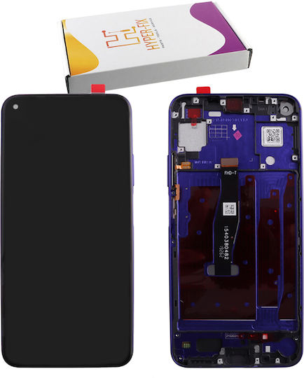 Hyper Fix Οθόνη με Μηχανισμό Αφής και Πλαίσιο για HONOR 20, HUAWEI NOVA 5T (Μωβ)