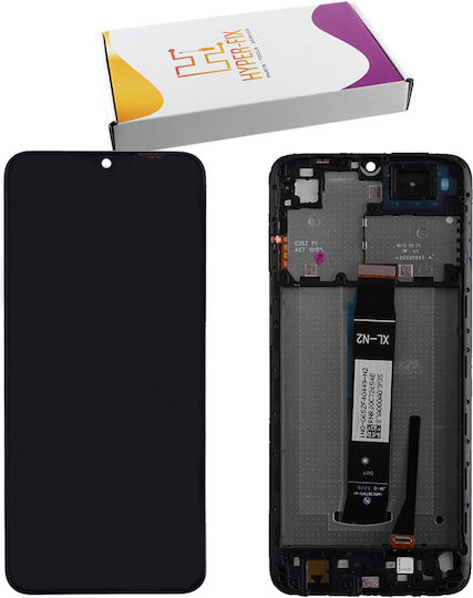 Hyper Fix O ecran cu Mecanism Tactil și Cadru pentru Xiaomi Redmi Redmi A2/A2 Plus (Negru)