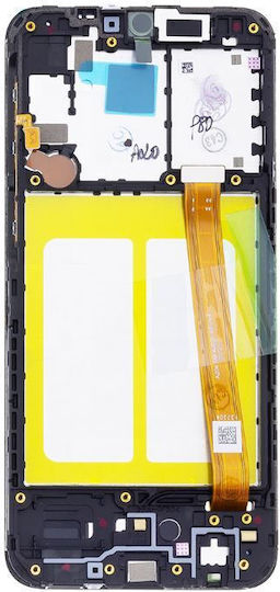 Samsung A202f Galaxy A20e Front Cover LCD and Touch Black Original Service Pack