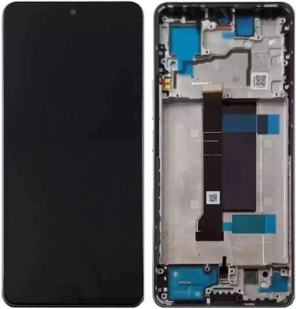Lcd Display + Touch Unit + Front Cover Xiaomi Redmi Note 13 Pro+ 5g Black Service Pack