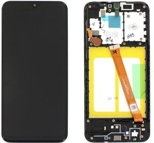 Οθόνη Touch Screen & Μπροστινή Πρόσοψη Samsung A202f Galaxy A20e Μαύρο Original