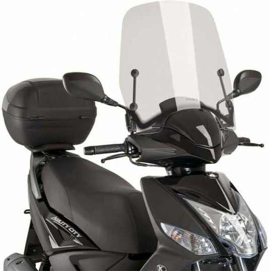 Puig Transparentes Visier Motorrad für Kymco Agilität 125 9241W