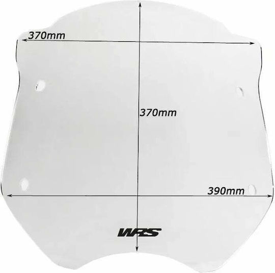 WRS Transparentes Visier Motorrad für BMW R 1200 BM001T