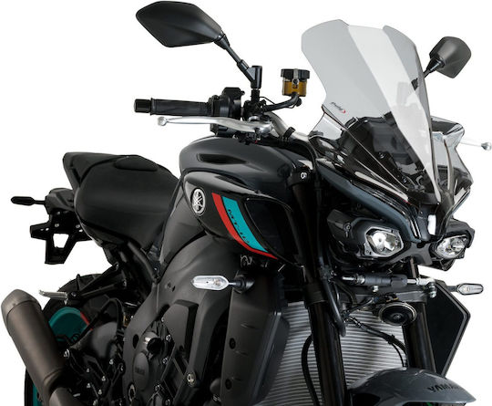 Puig Motorcycle Windshield & Windscreen Tinted Visor for Yamaha MT-10 21362H