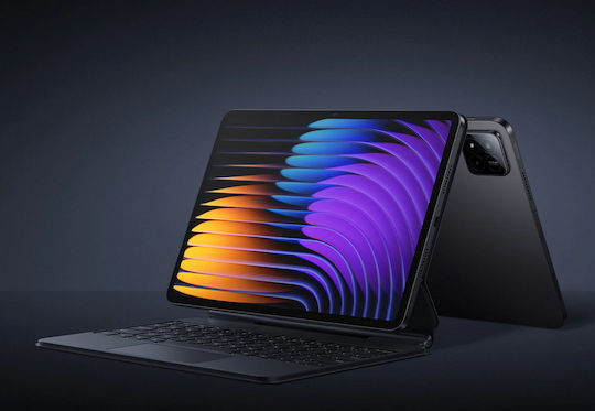 Xiaomi Focus Flip Cover με Πληκτρολόγιο στα Αγγλικά US Μαύρη (Xiaomi Pad 7, Xiaomi Pad 7 Pro)