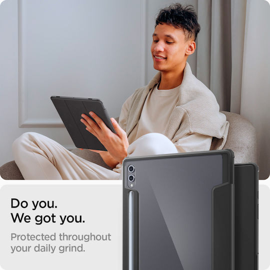 Spigen Galaxy Tab S10 Ultra 2024 S9 Ultra 2023 S8 Ultra 2022 Husa Ultra Hybrid Pro Neagră Acs08795