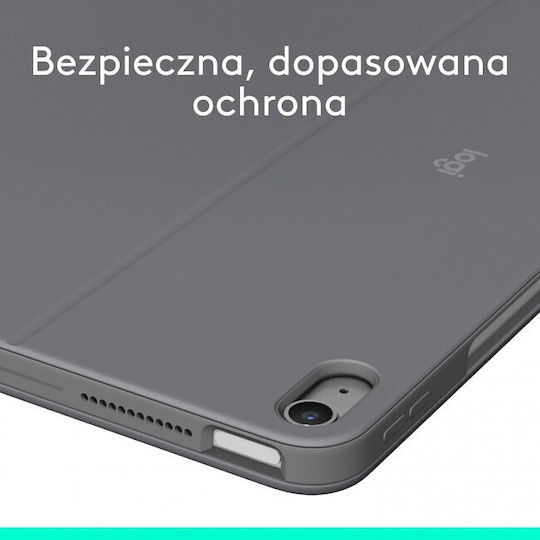 Logitech Combo Touch Klappdeckel Gray (iPad Air) 920-012618