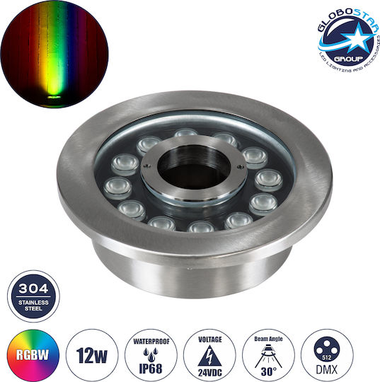 GloboStar Denis Untertauchbarer LED Pool-Scheinwerfer mit Mehrfarbigem (RGB) Licht 90440