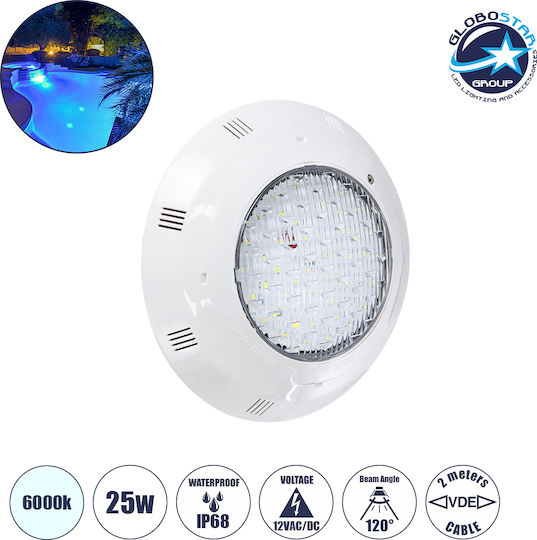 GloboStar Submersible Pool LED Spotlight Cool White 61538