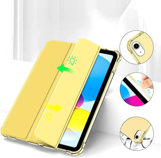 Tech-Protect SC Pen Hybrid Flip Cover Gelbe (iPad 2022 10,9 Zoll)