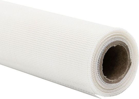 vidaXL Mosquito Net Window Permanent Fiberglass White 1000x60cm