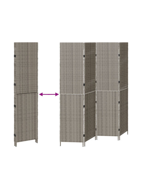 vidaXL Διακοσμητικό Παραβάν Πλαστικό 195x180cm
