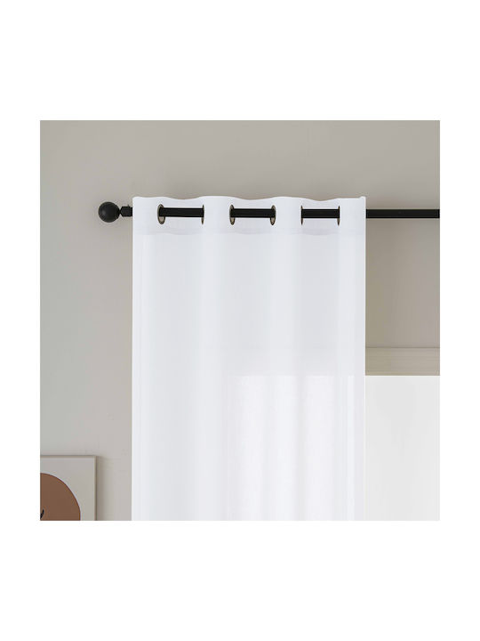 Beauty Home Curtain With White Grommets 140x270cm