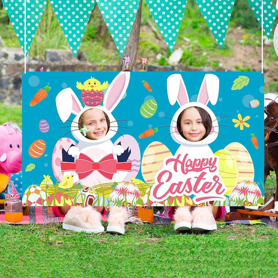 Easter Photo Wall Pictures Easter Bunny Banner 75x139cm