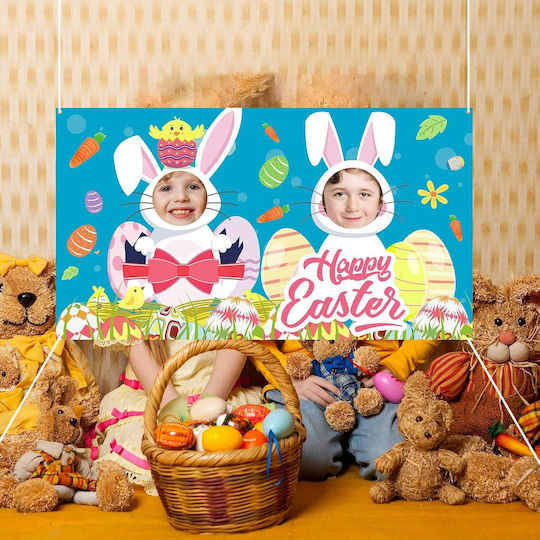 Easter Photo Wall Pictures Easter Bunny Banner 75x139cm