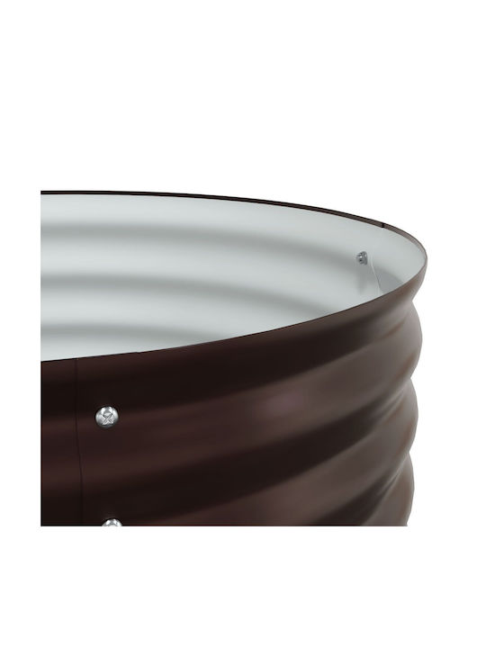 vidaXL Garten Topf Metallisch Brown 320x80x81cm.