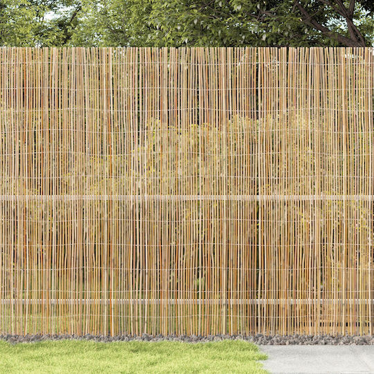 vidaXL Bamboo Fencing with Whole Reed Bamboo 1.8x5m