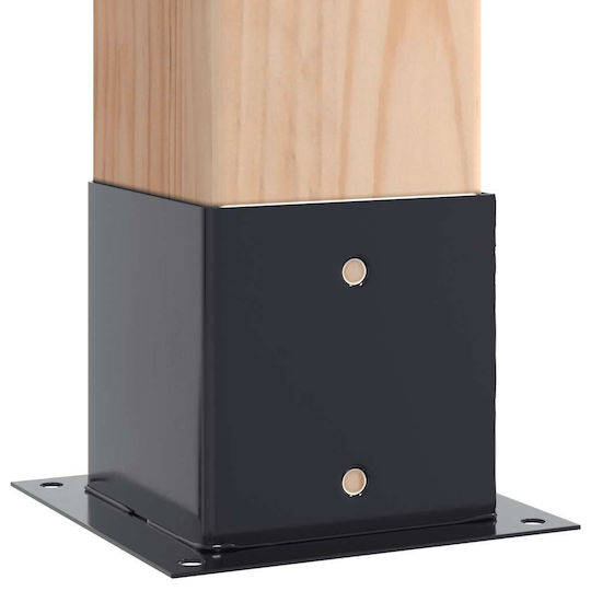 vidaXL Beam Shoe for Pergola Columns made of Wood 14.1x14.1cm 4pcs