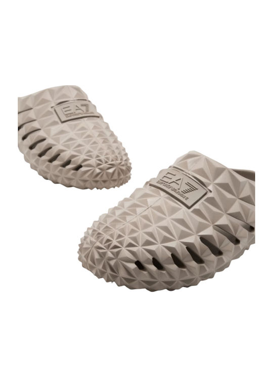 Emporio Armani Women's Beige Clogs