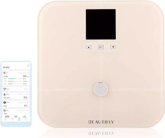 Beautifly Scanner Smart Cantar Digital De Baie 180kg Bej