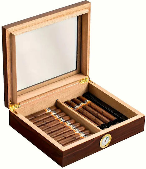 Panora Ξύλινος Υγραντήρας 25 Πούρων 25.9x22x8.1εκ.
