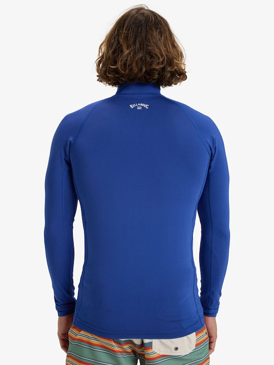 Billabong Arch UPF 50+ Ανδρική Μακρυμάνικη Αντηλιακή Μπλούζα Μπλε