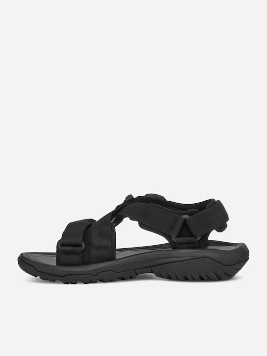Women's Flat Sandals Sporty in Black Color