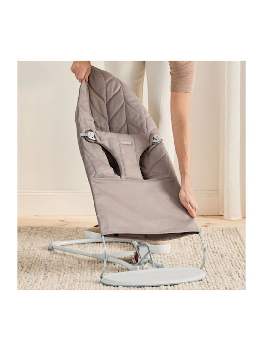 BabyBjorn Manual Baby Relax Bliss Petal Quilt Sand Grey for Child up to 13kg