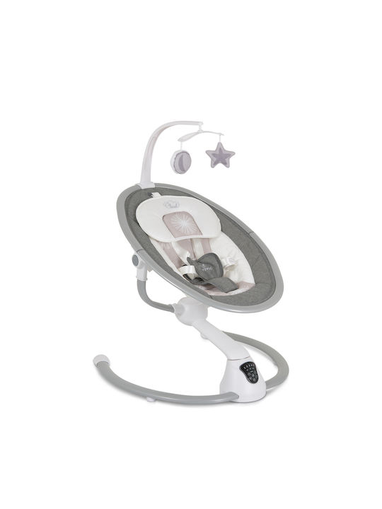 Cangaroo Ηλεκτρικό Relax Μωρού Κούνια Cloud Touch με Μουσική Pink για Παιδί έως 9kg