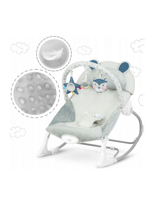 Ricokids Elektrisch Baby Relax mit Vibration Gray für Kind bis 9kg