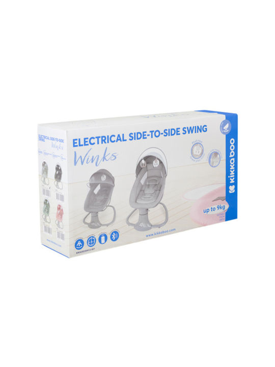 Kikka Boo Elektrisch Baby Relax Winks Grün für Kind bis 9kg